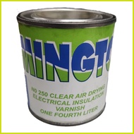 ∰ ✌ ◪ ❏ Remington Electrical Varnish Air Dry Electrical Enamel Available in Clear & Red Size 1/4L,