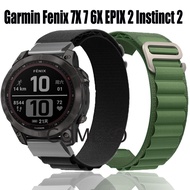 NEW Alpine Loop band for Garmin Fenix 7X 7 6X 6 5X 5 Plus 3 EPIX Gen 2 instinct 2 Enduro 2 Strap Nylon Soft Smartwatch Bracelet Belt