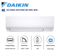 SAVE4.0 Daikin R32 Inverter Wall-Type Air-Conditioners 4 Star 1HP - 2.5HP (Up to 12 Month Instalment)