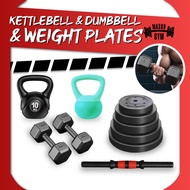 Dumbbell Hexagon Dumbell 2x2.5kg/2x5kg/2x7.5kg Dumbel Gym Equipment weight training dumbbell Angkat 