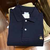 Brooksbrothers Brooks Brothers Polo Shirt Men's Golden Sheep Classic Solid Color Short Sleeve Cotton