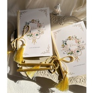 Wedding Vow Card Premium Bride Groom Vow Hand Card Pick-up Marriage Announcement Vow Speaking Vow Sp