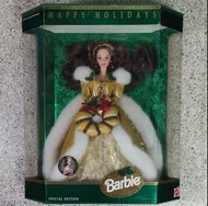 Rare! 35th Anniversary Festival Happy Holidays Barbie Special Edition黑髮版開心節日芭比娃娃 (Mattel 1994年出品35週年