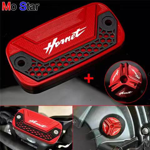 Front Brake Fluid Reservoir Cover Engine Oil Filler Cap Accessories For HONDA goldwing gl1800 Hornet