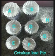 20 PCS CETAKAN KUE PIE / SUS / BROWNIES BOLU KERING