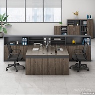 Office People Financial Simple 6 Office Staff Desk Desk Double Desk 4 Combination Company Staff Tabl