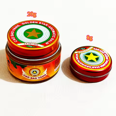 Big 8/20g Vietnam Golden Star Summer Cooling Oil Solid Balm Relax Essential Oil Anti Mosquito Fragra