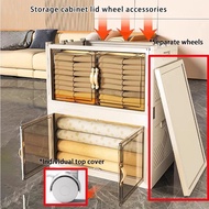 45cm/55cm/65cm Folding storage cabinet single top cover and wheel