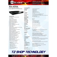 เครื่องบันทึก16 ช่อง บันทึกภาพ +เสียง Hiview DVR HA-45516H2 รองรับกล้อง 5ระบบ รองรับกล้องถึง5ล้านพิก