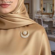 [ertereryfor] Fashion Sun Moon Crystal Brooch for Women Rhinestone Shiny Jewelry Coat zer Scarf Acce