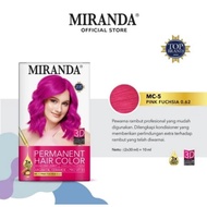 MIRANDA  MC5 warna pink fuchsia hair color inai rambut