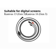 Huion 3 in1 cable for Kamvas 13 (Gen 3)/Kamvas 16 (Gen 3)