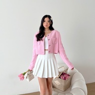 Marveile] Peony Tweed Blazer Top/Korean Blazer Women