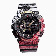 CAOne Piece Joint Name Limited Sports Watch for Men G-SHOCK x ONE PIECE LuffyGA-110JOP