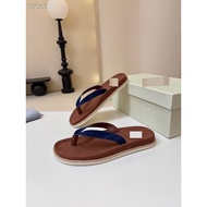 PREMIUM Quality cowhide thick soled  flat men's flip-flop slippers 0486