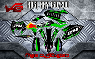 Decal Sticker For Rusi Kry 150 Redbull