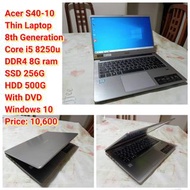 Acer S40-10Thin Laptop8th GenerationCore i5 8250u