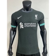 [Player Version] 2425 New Liverpool away black jersey High quality jersey Short sleeved football shirt Top AAA+