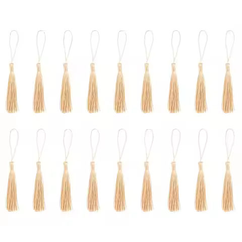 A67P-100Pcs 13Cm/5-Inch Handmade Soft Tassels Floss Bookmark Tassels For Jewelry Making, DIY Project