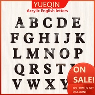 English Letters 3D Three-dimensional Crystal Acrylic Sticker Company Corporate LOGO Font Logo DIY Se