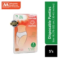 Pan-Mate Cotton Panties Size XL 5's (76-102cm / 30-41 inches)