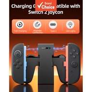 Aolion Charger Grip Portable Magnetic Charging Handle with USB-C Cable for Nintendo Switch 2/Joycon 