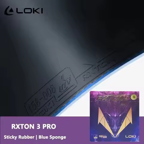 LOKI RXTON 3 PRO Table Tennis Rubber for Racket Sticky and Pimples-in ITTF Approved Ping Pong Rubber