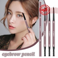 Lameila 4 Colors Waterproof Eyebrow Pencil Long-lasting Eyebrow Fine Pencil Ultra K2b6