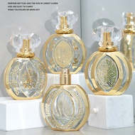 50ml Round Perfume Spray Bottle Portable Glass Cosmetics Packaging Bottle Empty Refillable Bottle
