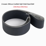 10PCS 3m423A Ceramic silicon carbide soft cloth based sand and sand belt 2100x50mm  sanding belt for