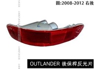 ❗️❗️【小噗噗汽車百貨】三菱 OUTLANDER 2008-2012年適用 | 後保桿反光片 | 全新正廠原廠件|