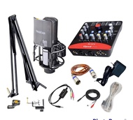 Combo Sound Card ICON UPOD PRO & Mic TAKSTAR PC K850 chân kẹp tặng tai nghe Hát Livestream