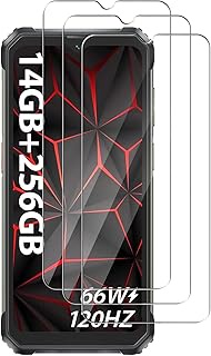 Screen Protector for Blackview BV9200, Pack of 3, High Sensitivity, Anti-Bubble, Anti-Fingerprint, 9