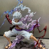 《Popular，Hot Sale〉One Piece Winkgk Anime Luffy Thunderbolt Gear 5 Statue Nika Luffy Model Collectibl