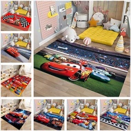Cars McQueen Motorway Mat Road Rug Carpet for Living Room, Car Rug, Floor Carpet, Kids Room Runner, 