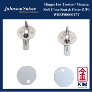Johnson Suisse Hinges For Treviso / Vicenza Soft Close Seat &amp; Cover (UF) (WBSP0000017T) | Toilet Spare Part