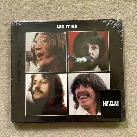 British Rock Band Let It Be Anniversary 2CD Set, Four-Person Portrait Artwork, Remastered Collectibl