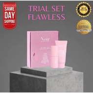 (ORIGINAL HQ) NOIR MINI COMBO SKINCARE SET FLAWLESS - COMBO TRIAL (Kulit Berminyak / Berjerawat )