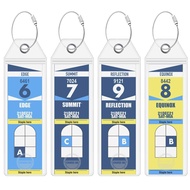 PVC Work Pass Boarding Tag Cover Transparent Sealed Waterproof ID Card Holder Badge Work Pass Boardi