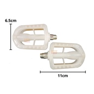 BICYCLE PADDLE Padel Pemijak Kaki Basikal LIMITED EDITION WHITE 1 set SPARE PART