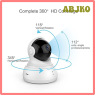 ABJKO YI Dome กล้องวงจรปิดกล้อง HD 1080P,IP 360ตรวจจับ ° Wifi ไร้สายการมองเห็นได้ในเวลากลางคืนไร้สาย
