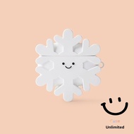 For GOOJODOQ J201 J206 Earphone Case Creative Cute Snowflake