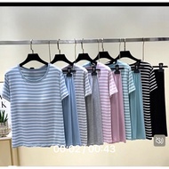 Modal padded causal T-shirt and shorts (homewear/ causal wear)