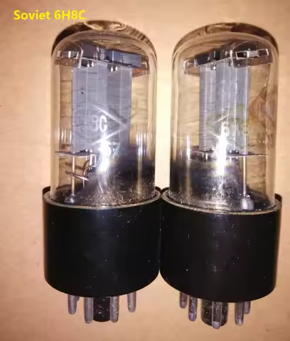 New Soviet 6H8C electronic tube replaces Shuguang 6SN7/6N8P