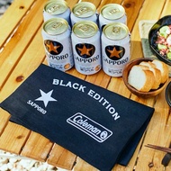 Gracieux Japan Limited Coleman Co-Branded SAPPORO Beer Outdoor Camping Picnic Tablecloth
