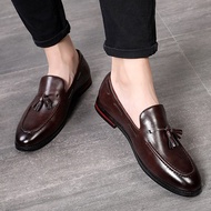 {Chaopu shoes} Spring/Autumn New Classic Men Business Shoes British Breathable Simple Tassel Style Casual Dress Shoes Mens Loafers Size 37-48