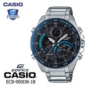 Casio EDIIFICE รุ่น ECB-900TR  นาฬิกาข้อมือ สายสเตนเลสสตีล กันน้ำลึก 100 เมตร สินค้าประกัน1ปี
