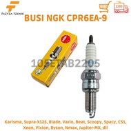 Spark Plug NGK CPR6EA-9 Ccook For Karisma Motorcycles, Supra-X125, Blade, Vario, Beat, Tiedye, Spacy, CS1, Xeon, Vixion, Byson, Nmax, Jupiter-MX, Etc