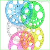 RAN 5 Pcs Circle Template Ruler 360 Degree Protractor Math Protractor Circle Protractor Circle Stenc