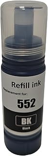 Topcolor 552 Ink Bottles Compatible Refill Ink Replacement for 552 T552 Work for ET-8500 ET-8550 850